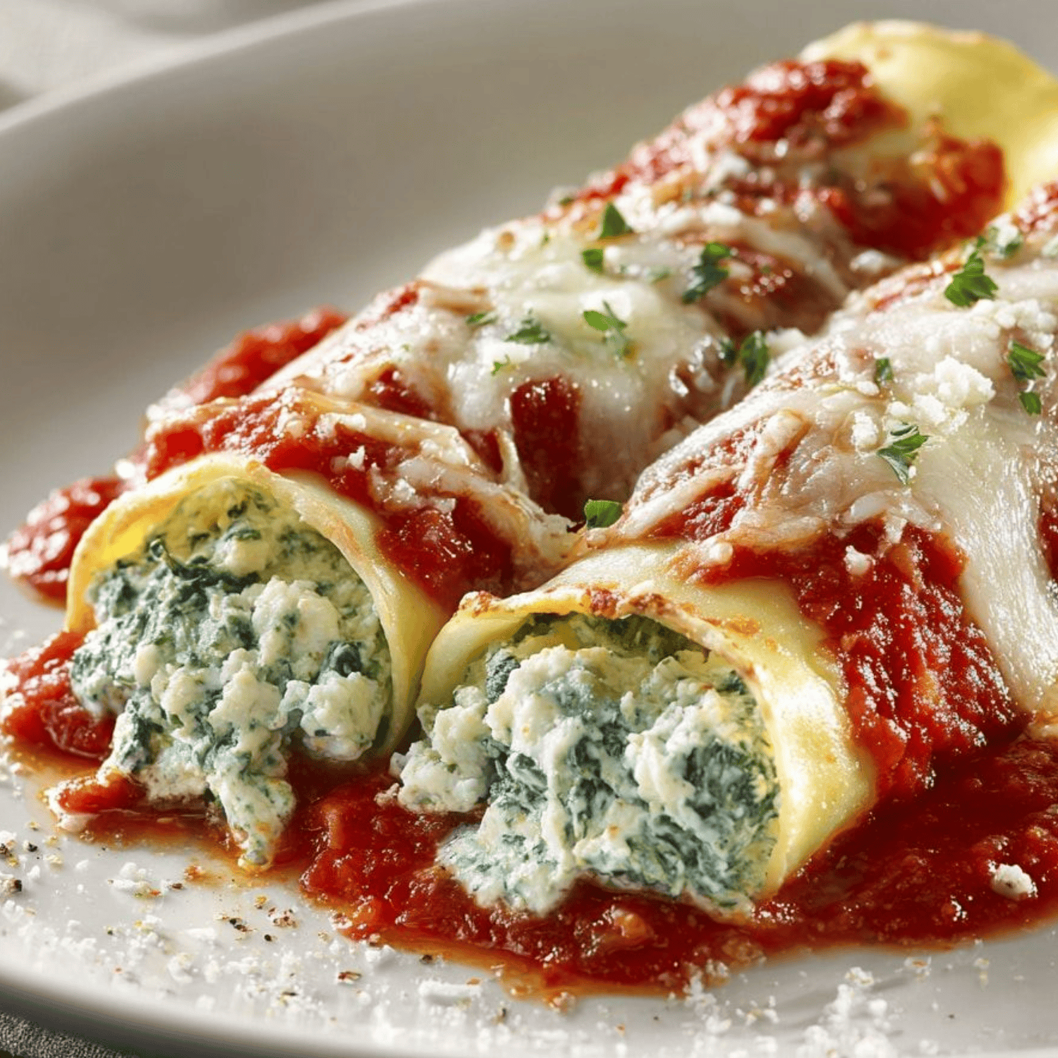 Tasttoe Cannelloni: Ricotta & Spinazie